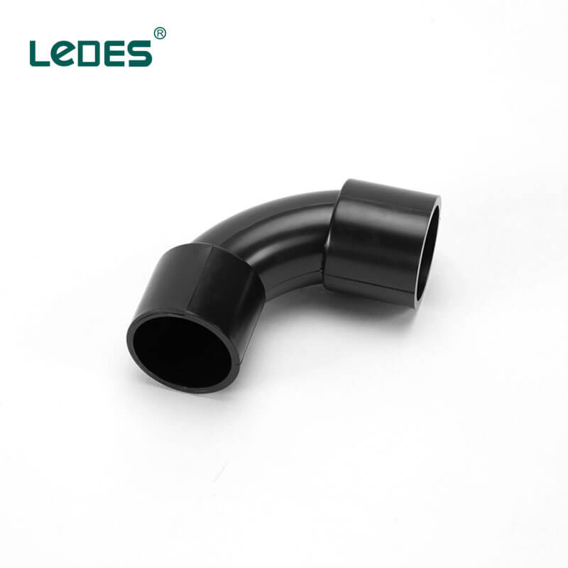 Ledes Electrical Elbow Pvc Conduit Degree Bend Black