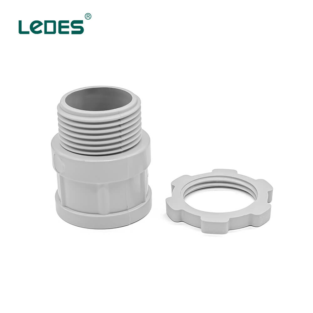 Ledes Male Terminal Pvc Conduit Adapters For Sch Pipe