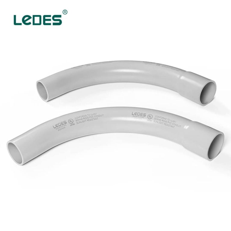 Ledes UL Listed Conduit Bend 90 Degree Elbow Sch 40 PVC Pipe