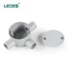 Ledes Iec En Asnzs Certfied Solar Junction Box Conduit Fittings Manufacturer Brand Factory Electrical Supplier Wholesaler Distributor Bulk Price List in Mexico Usa Canda Peru Chile Sri Lanka Spain New Zealand Australian Korea Malta Brazil Hongkong Singapore