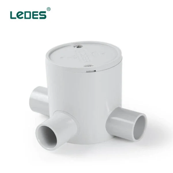 Ledes Iec Asnzs Certified Electrical Junction Box Conduit Fittings Factory Supplier Brand Manufacturer Wholesaler Distributor Bulk Price for Sale Australian New Zealand Peru Chile Sri Lanka