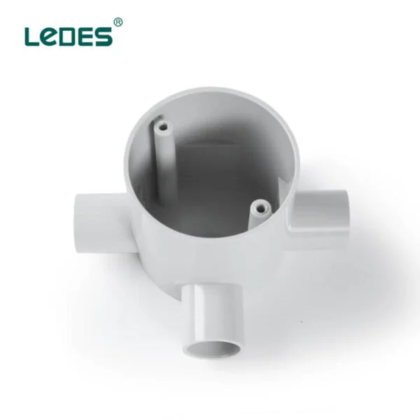 Ledes Plastic Junction Box Solar Conduit Fittings Outdoor Brand Factory Supplier Manufacturer Wholesale Distributor Price for Sale Australian New Zealand Peru Chile Sri Lanka Uk Brazil Korea Malta