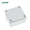 Ledes LSZH Electrical Box Outdoor Shallow IP65 Adaptable Boxes for PVC Conduit Pipe Grey