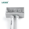 Ledes plastic conduit fittings electric male connector factory price brand manufacturer wholesale distributor