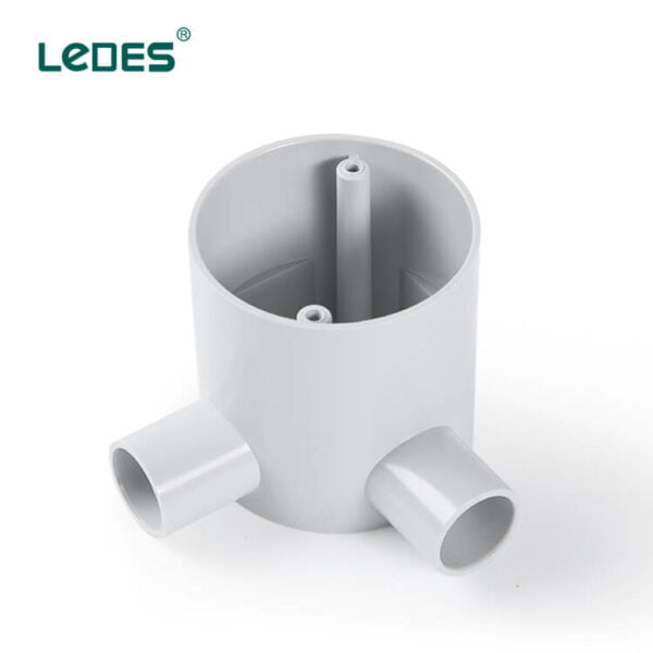 Ledes outdoor electrical box IEC 61386 ASNZS 2053 certified plastic fittings brand factory supplier manufacturer wholesaler