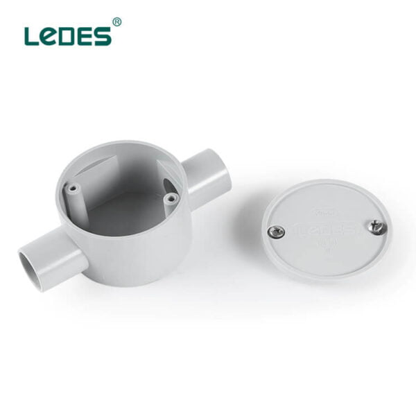 Ledes outside electrical box LSOH plastic conduit fittings manufacturer brands supplier factory bulk price