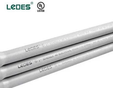 Ledes got UL 651 listed for schedule 40 & 80 PVC electrical conduit for USA top manufacturer