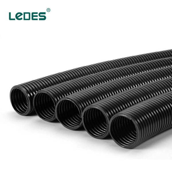 Ledes Electrical Conduit Pipe LSZH Flexible Plastic HD ENT Tubing for Concrete Floor Black bulk for sale new zealand australian peru chile sri lanka