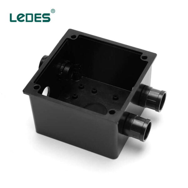Ledes IEC certified low smoke halogen free conduit box electrical pipe fittings manufacturer wholesale price factory supplier