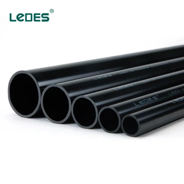 Ledes Black Electrical Conduit Iec En Asnzs Certified Brand Factory Supplier Manufacturer Wholesale Distributor Bulk Price List Catalogue