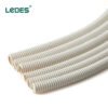 Ledes corrugated flexible conduit plastic PP PE PC ABS non metallic ENT conduit white color factory manufacturer