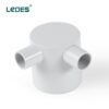 Ledes Outdoor Junction Box Electrical J Box Deep 2 Way Grey
