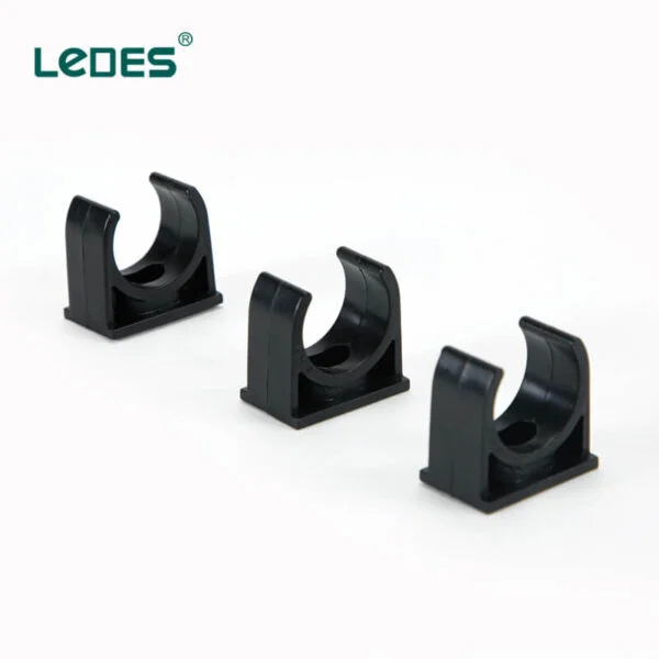 Ledes Conduit Hangers Lszh Electrical Pipe Clamp Black