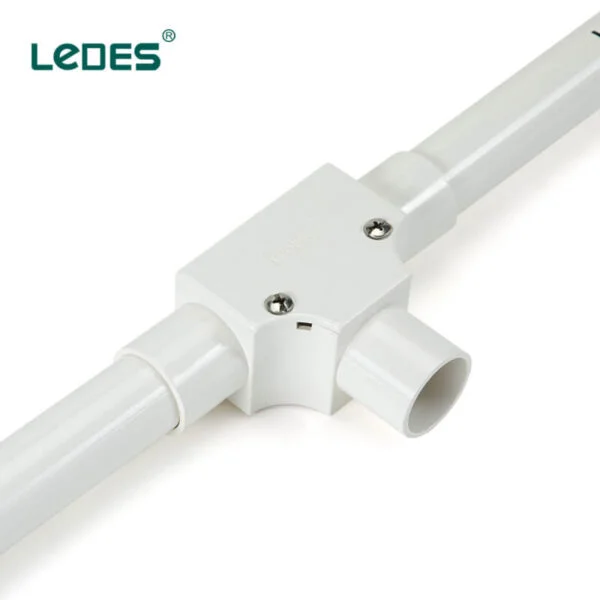 Ledes Lszh Conduit Tee Iec Asnzs Certified White Color Wholesaler Bulk Price List