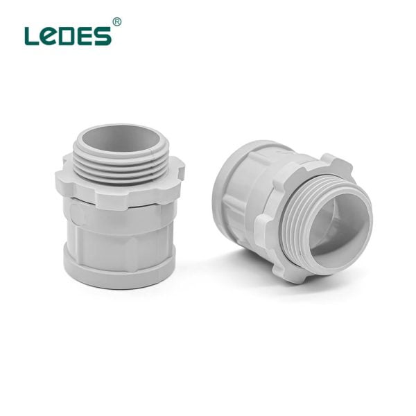 Ledes Male Terminal PVC Conduit Adapters for Schedule 40 80 Electrical Conduit Pipe Manufacturer Wholesale Distributor