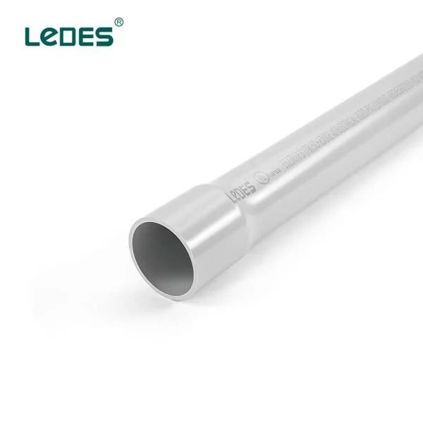 Ledes Ul Iec Certified Sch 40 Solar Rigid Conduit Pvc Pipe Marca Fabricante Atacado Preço de Fábrica Atacado EUA Canadá México Peru Chile Espanha Colômbia Cingapura Brasil Honduras Coreia Samoa