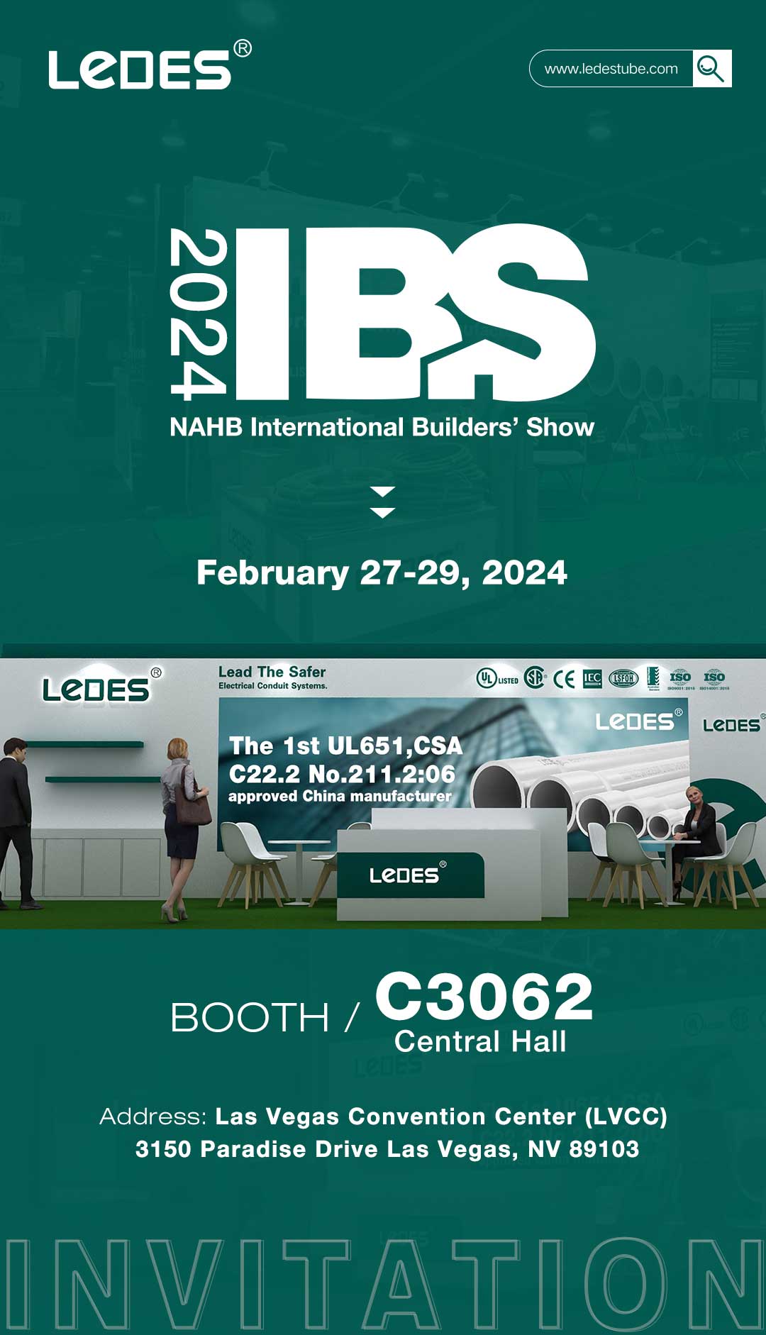 Ledes 2024 IBS Show en Las Vegas