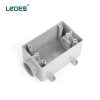 Ledes Single Gang Electrical Outlet Box 2 Straight Way